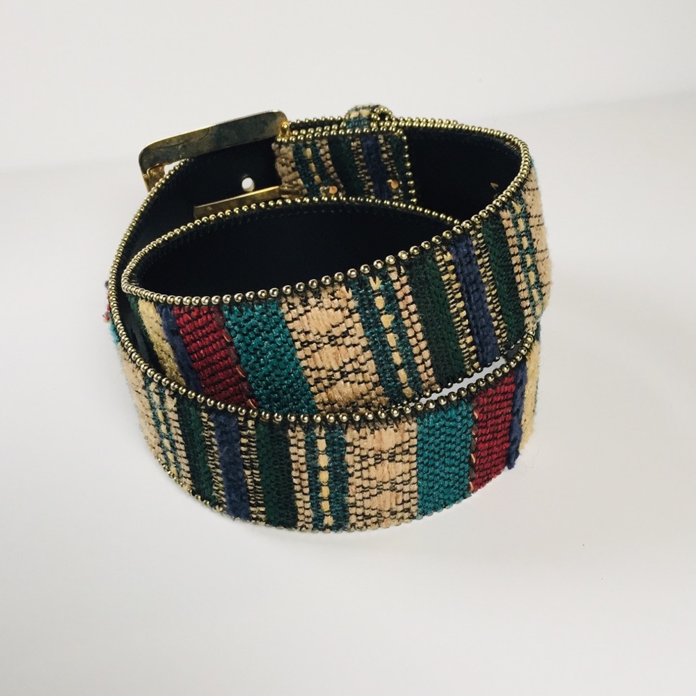 Absolutely Fresh | Vintage genuine leather belt - Picture 2 of 5